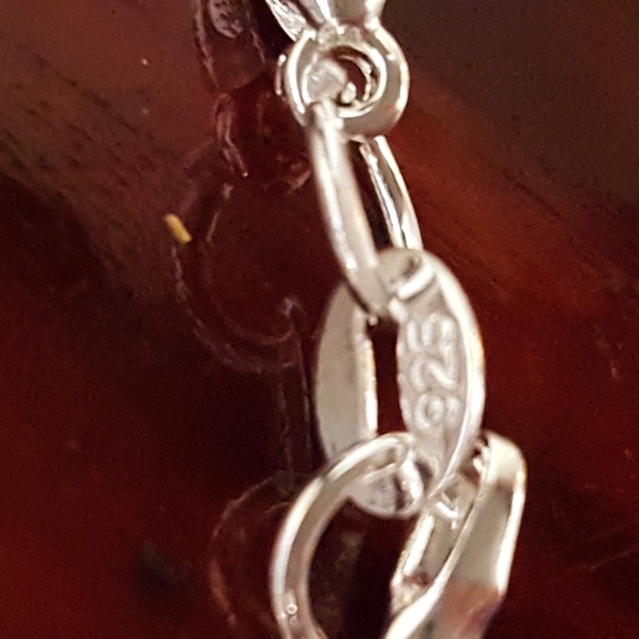 NWOT Stone heart necklace & earings set! - Picture 5 of 5